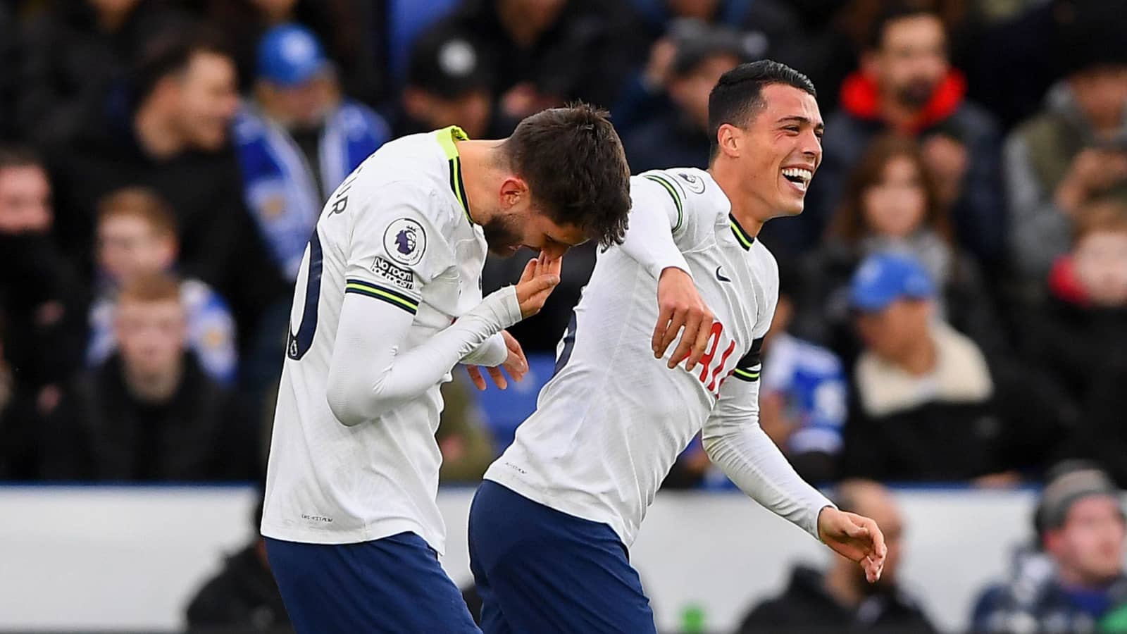 Tottenham stars Rodrigo Bentancur and Pedro Porro