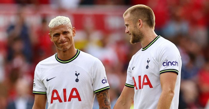Tottenham stars Richarlison and Eric Dier