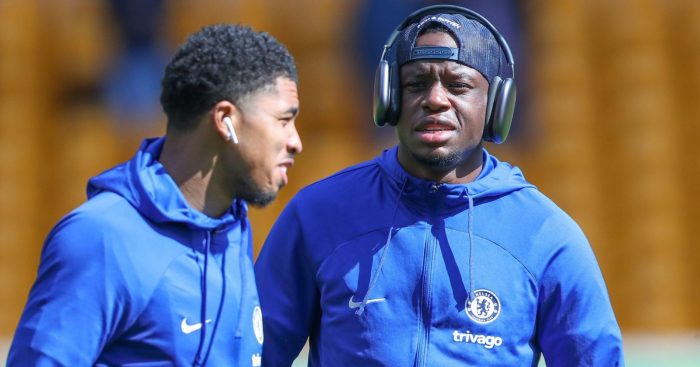 Chelsea players Wesley Fofana and Denis Zakaria, 2023
