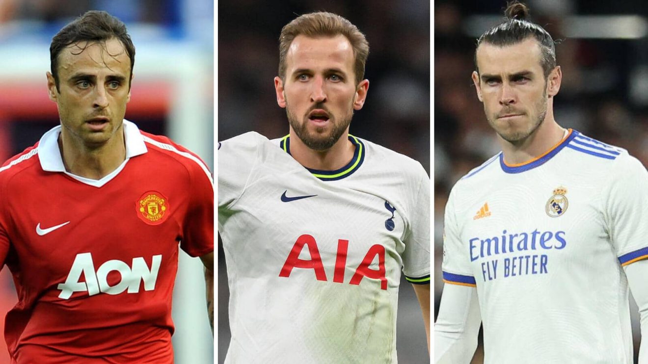 Dimitar Berbatov, Harry Kane and Gareth Bale