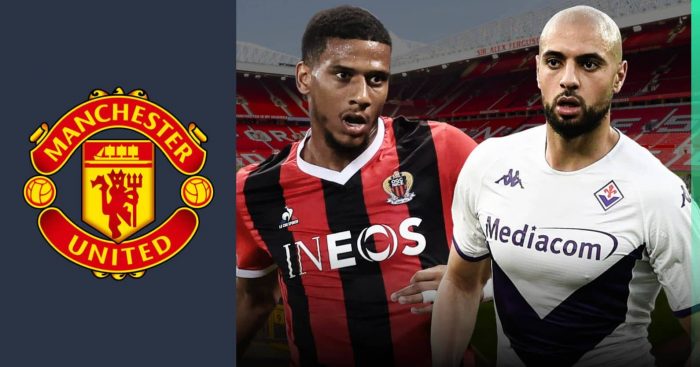 Nice defender Jean-Clair Todibo and Fiorentina midfielder Sofyan Amrabat are Man Utd targets