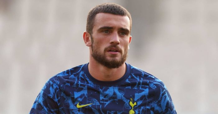 Troy Parrott of Tottenham Hotspur pre match during the Colchester United v Tottenham Hotspur pre season friendly match at the Weston Homes Community Stadium, Colchester,