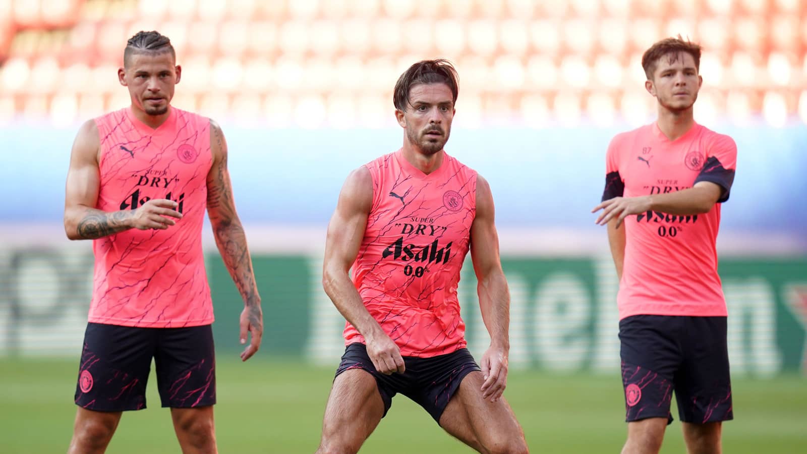 Man City trio Kalvin Phillips, Jack Grealish and James McAteet