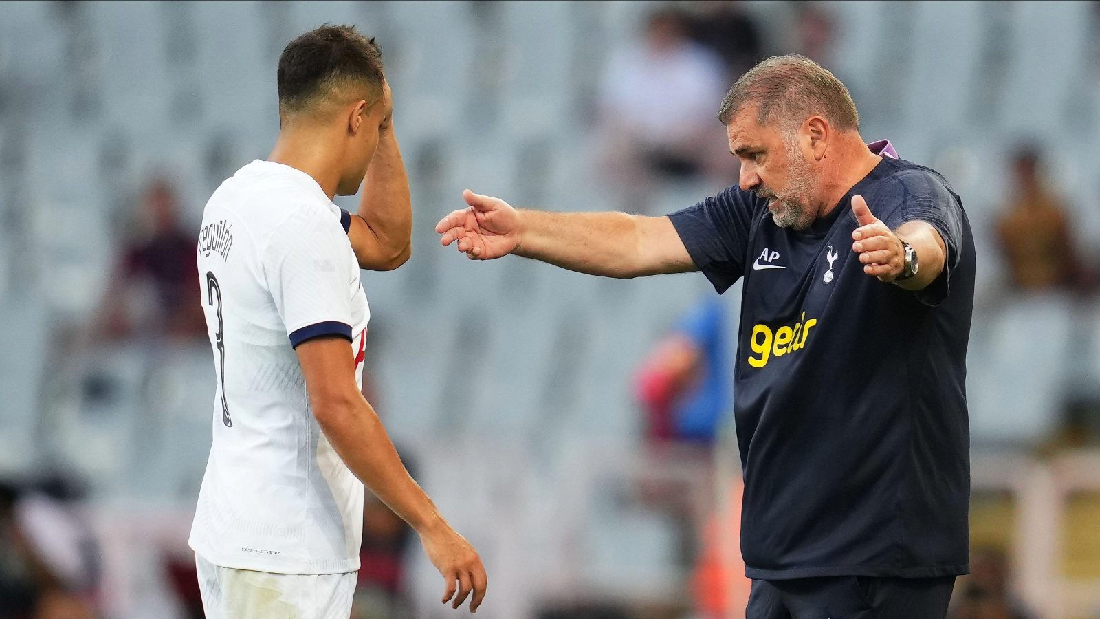 Man Utd linked Tottenham left-back Sergio Reguilon with Ange Postecoglou