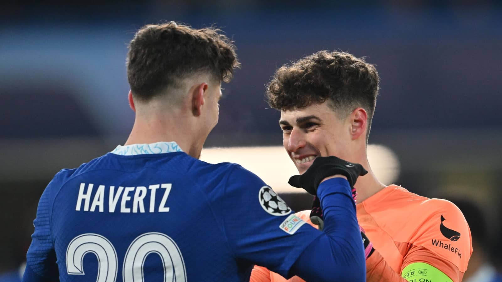 Kai Havertz and Kepa Arrizabalaga, formerly of Chelsea