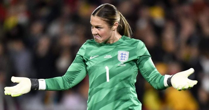England goalkeeper Mary Earps