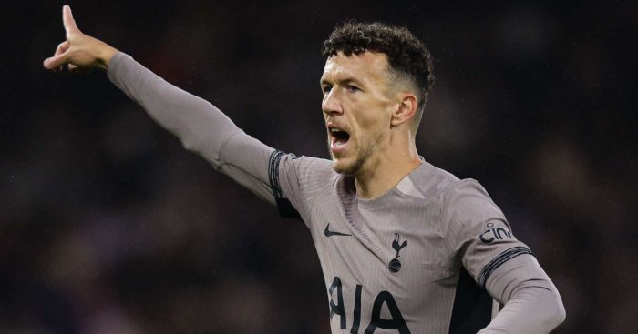 Ivan Perisic playing for Tottenham