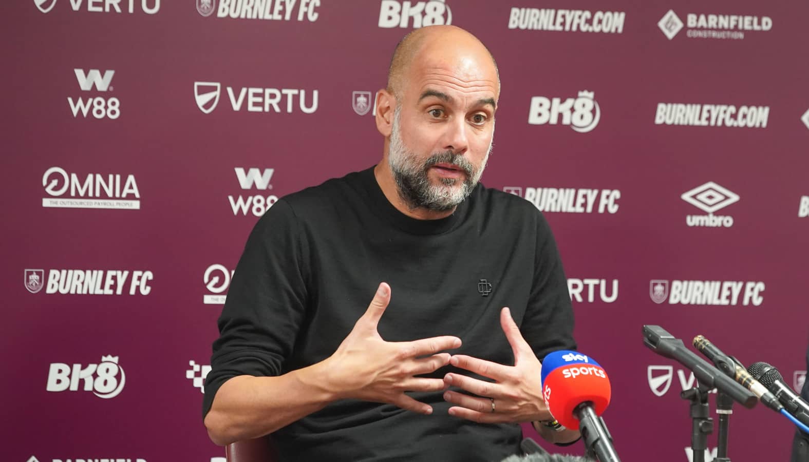 Man City manager Pep Guardiola