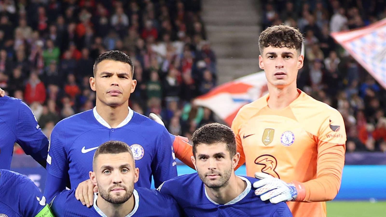 Thiago Silva. Kepa Arrizabalaga, Mateo Kovacic and Christian Pulisic, Chelsea