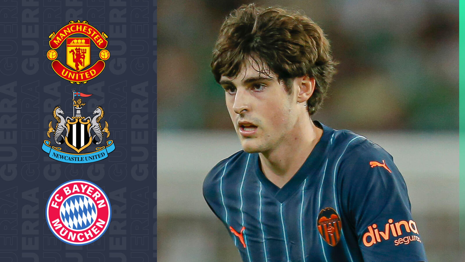 Manchester United and Newcastle target Javi Guerra of Valencia