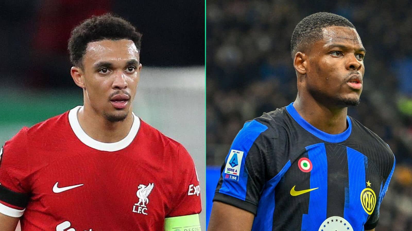 Liverpool are keeping a watch on Inter's Denzel Dumfries with Trent Alexander-Arnold deal expiring in 2025