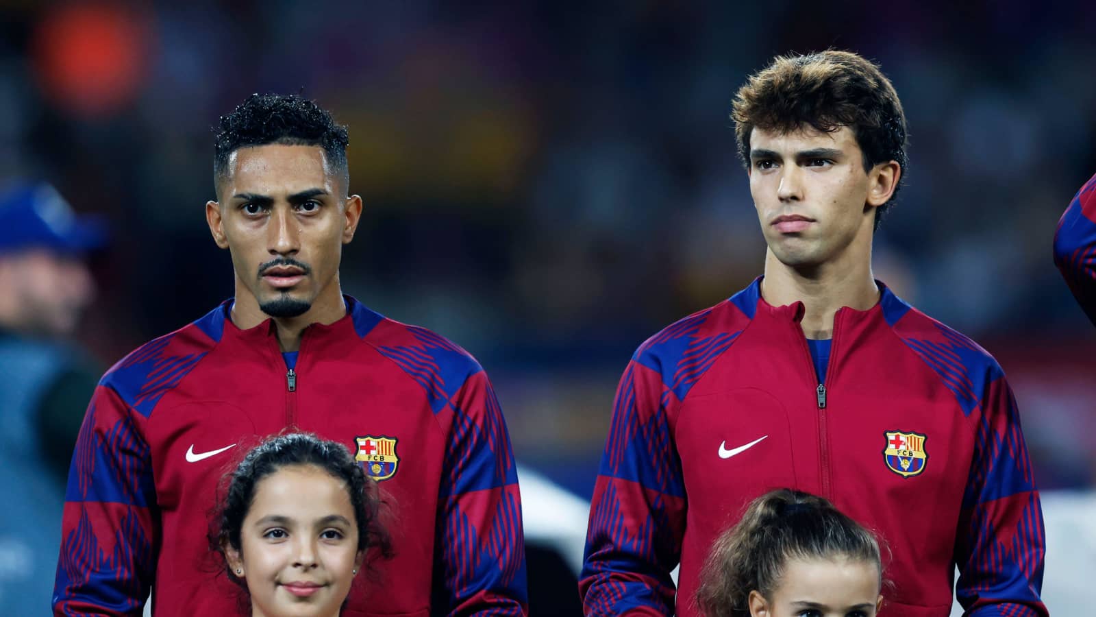 Barcelona stars Raphinha and Joao Felix