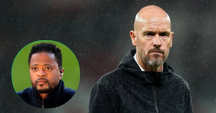 Patrice Evra has told Erik ten Hag his Man Utd players are not trying