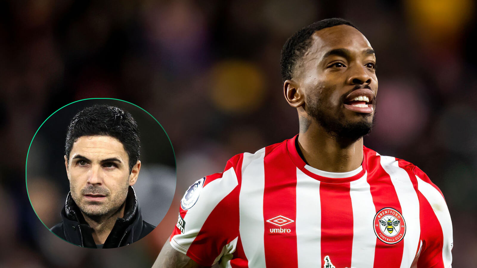 Arsenal and Chelsea linked Brentford striker Ivan Toney