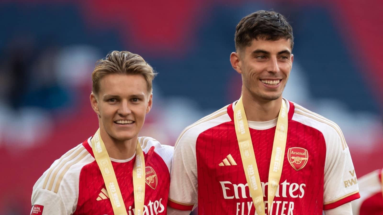 Martin Odegaard and Kai Havertz, Arsenal