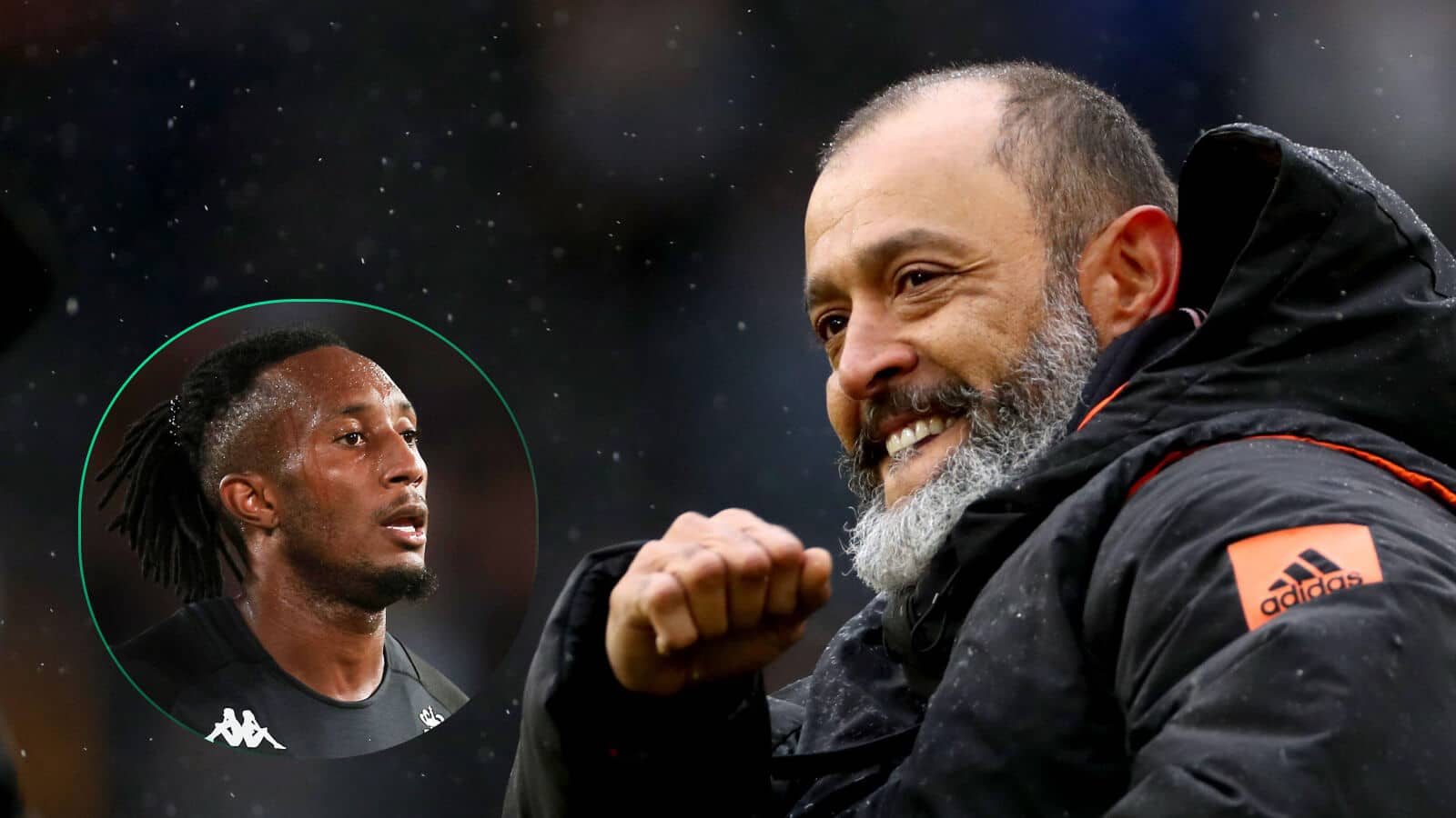Gelson Martins and Nuno Espirito Santo