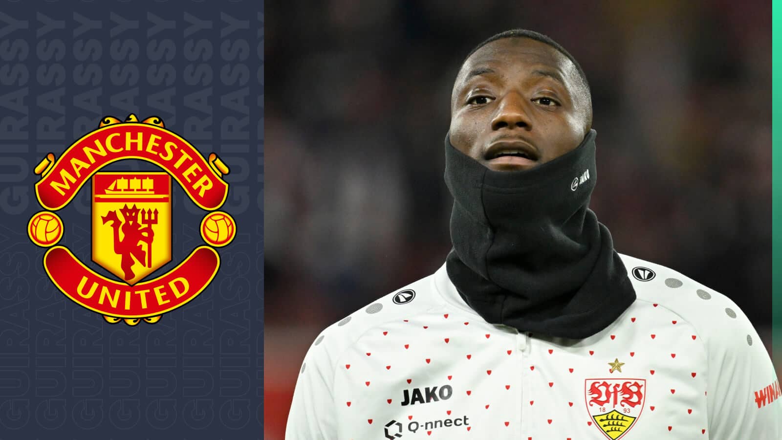 Stuttgart striker Serhou Guirassy is a target for Manchester United