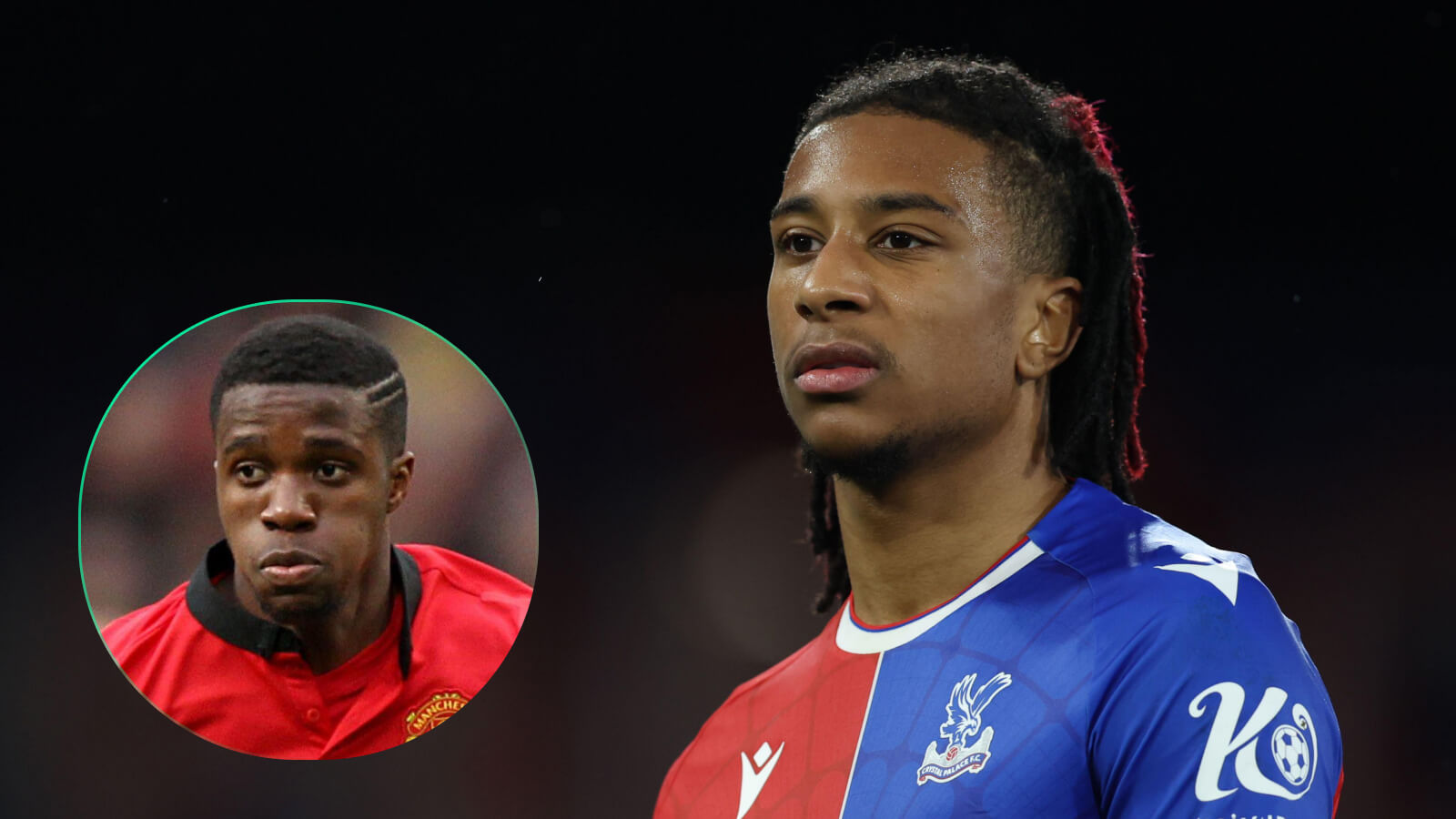 Michael Olise and Wilfried Zaha, Crystal Palace
