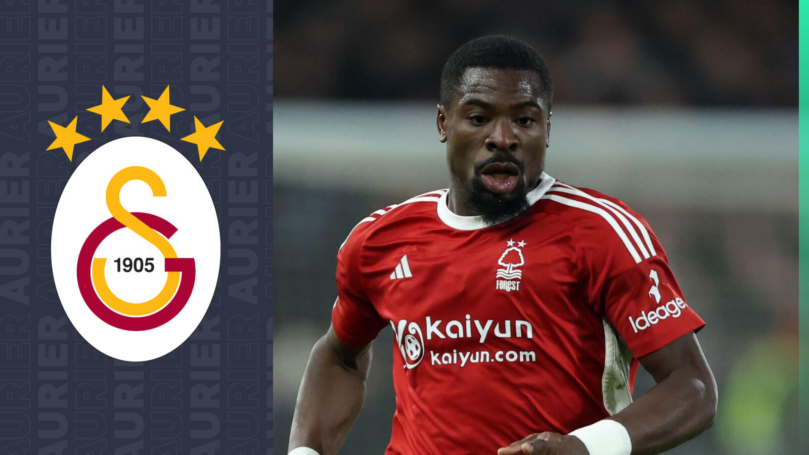 Nottingham Forest defender Serge Aurier is set to join Galatasaray