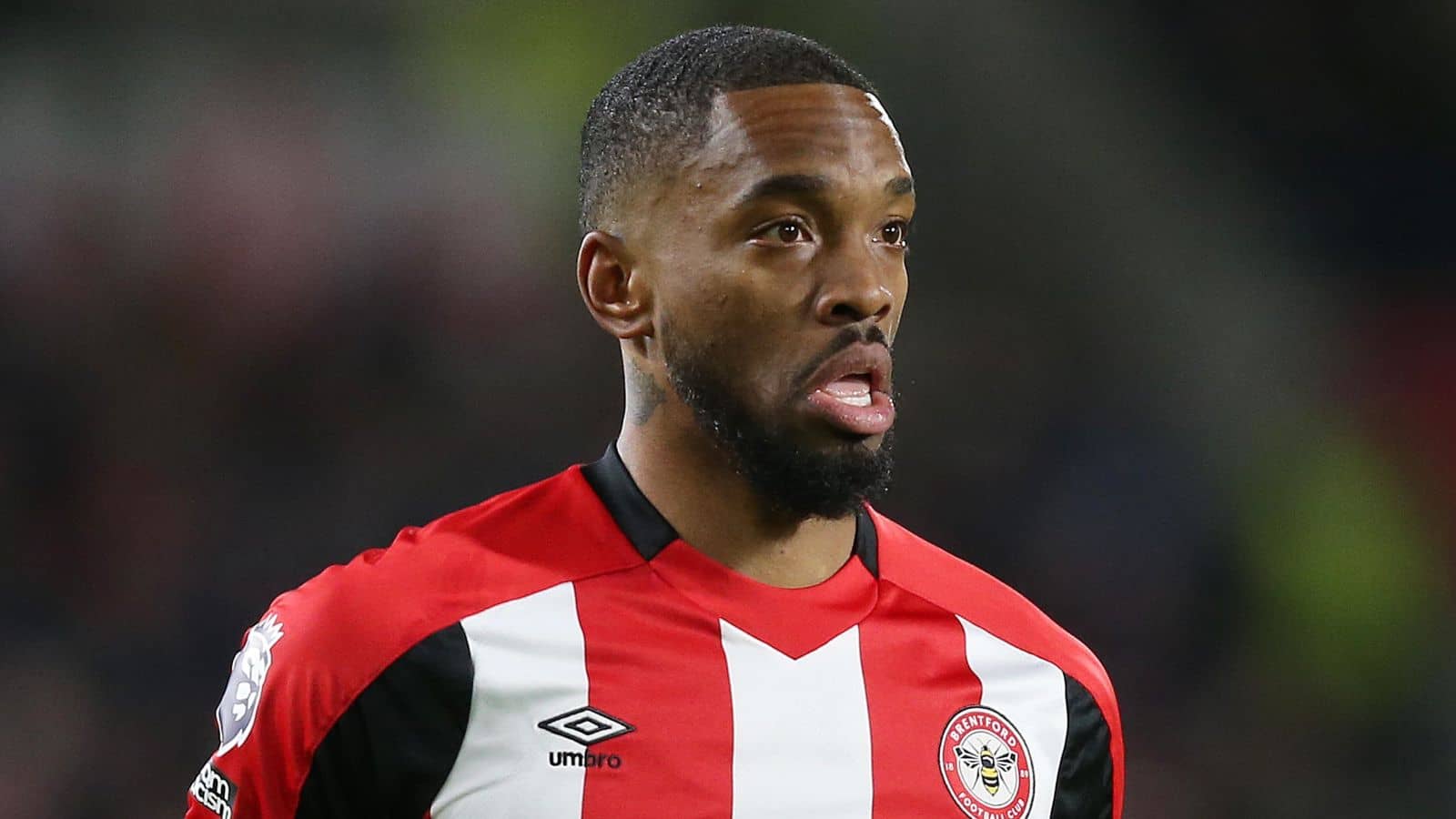 Brentford striker Ivan Toney