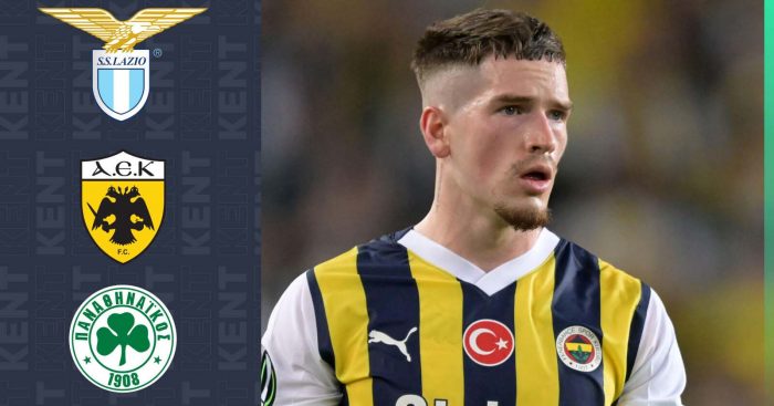 Fenerbahce winger Ryan Kent saw a deadline day move to Lazio collapse