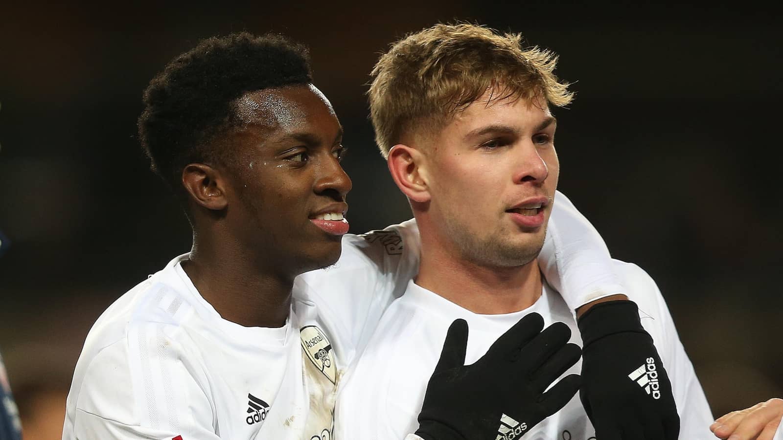 Eddie Nketiah and Emile Smith Rowe, Arsenal