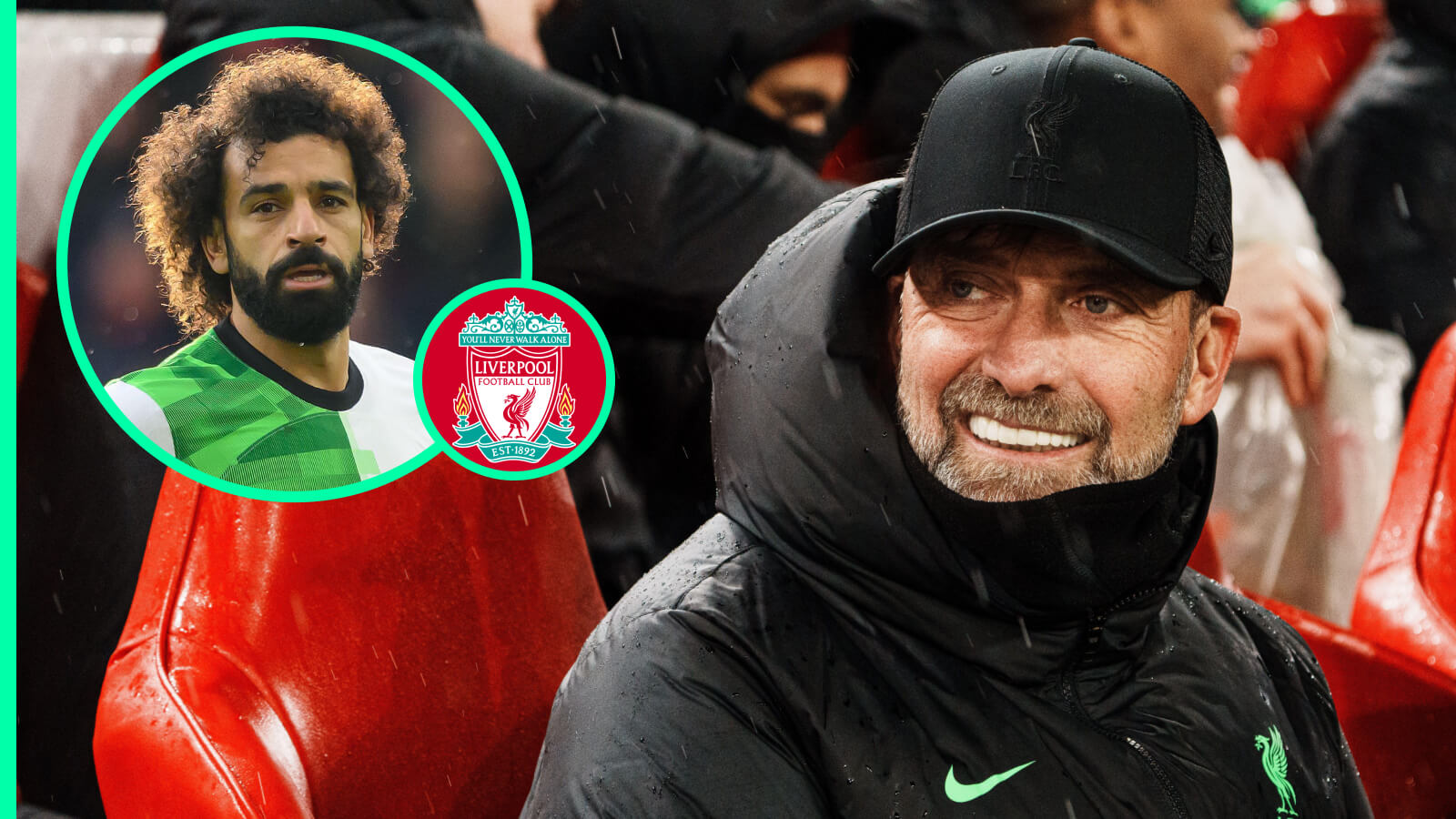 Jurgen Klopp and Mo Salah, Liverpool