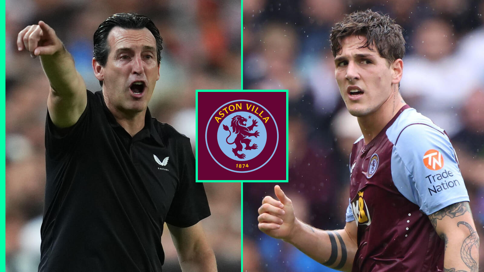 Unai Emery and Nicolo Zaniolo, Aston Villa
