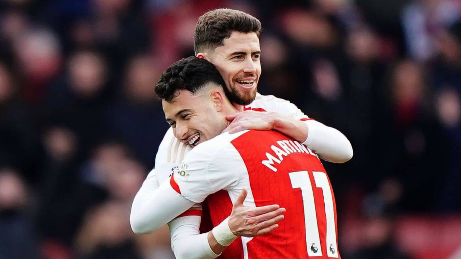 Jorginho and Gabriel Martinelli