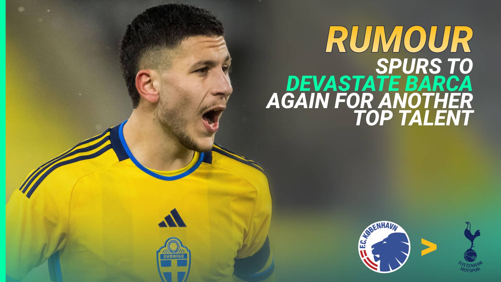 Tottenham explode past Barcelona in another major transfer battle with Man Utd out of race for elite Swede - TEAMtalk