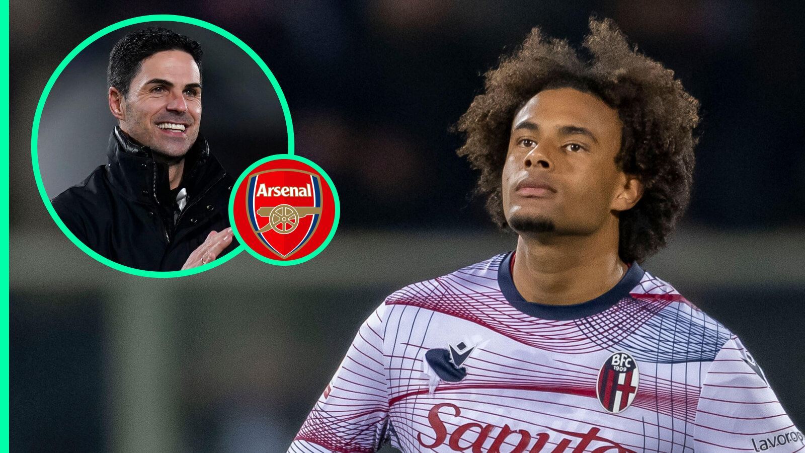 Arsenal are favourites to sign Bologna striker Joshua Zirkzee