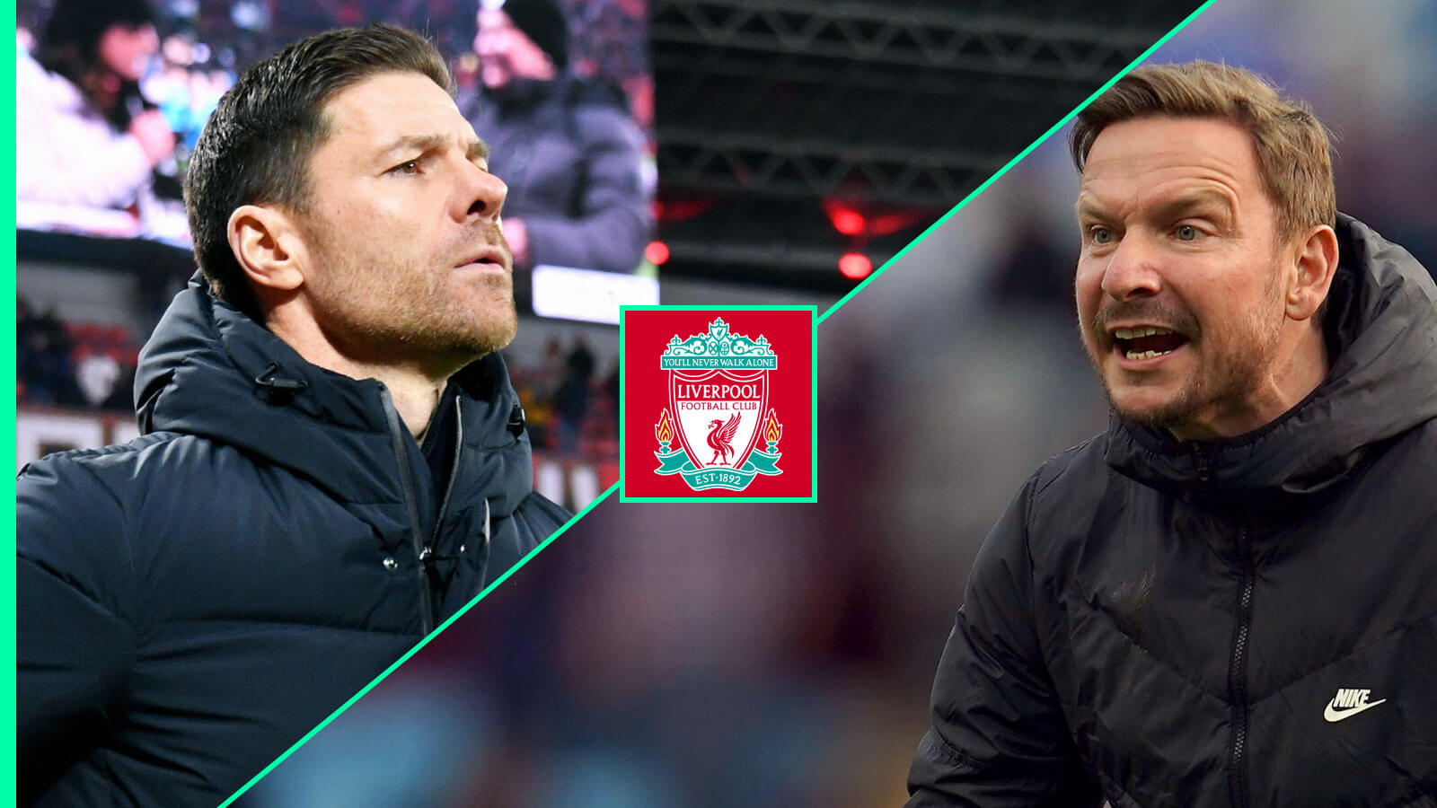 Xabi Alonso and Pep Lijnders