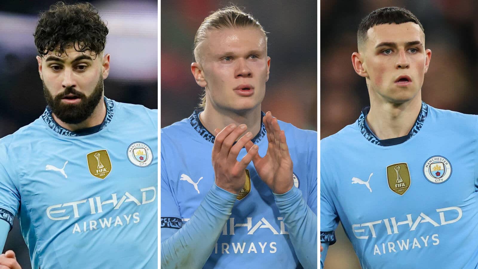 Josko Gvardiol, Erling Haaland & Phil Foden