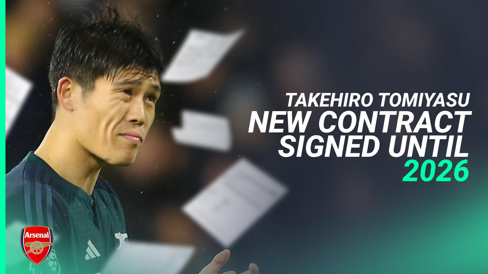 Arsenal defender Takehiro Tomiyasu