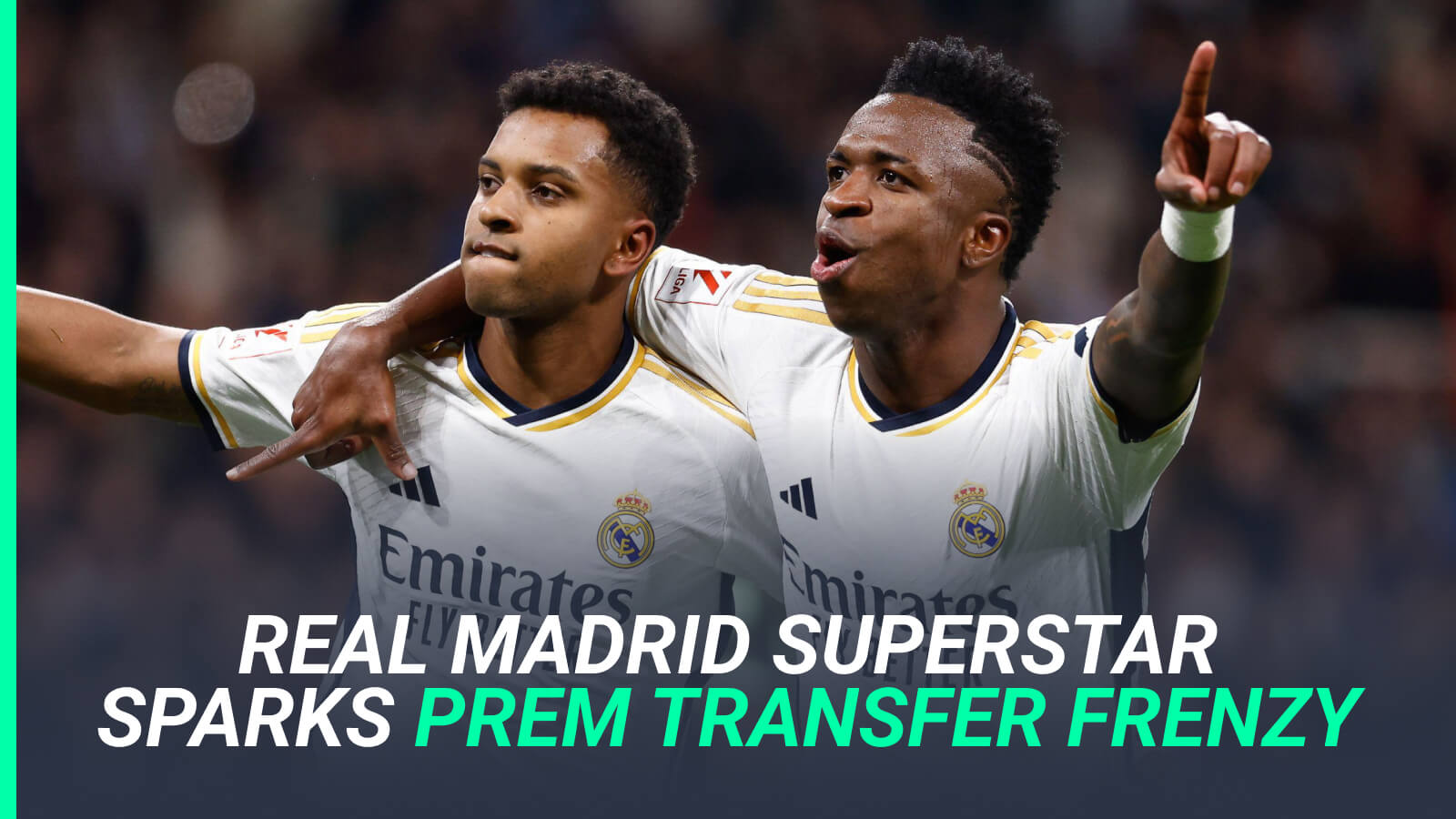 Real Madrid forwards Rodrygo and Vinicius Jr