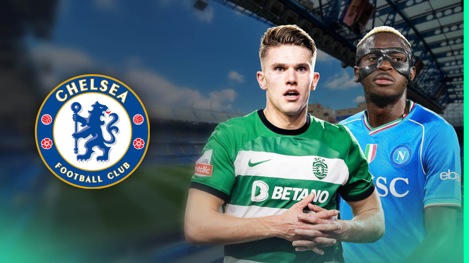 Chelsea are considering a move for Viktor Gyokeres as an alternative to Victor Osimhen