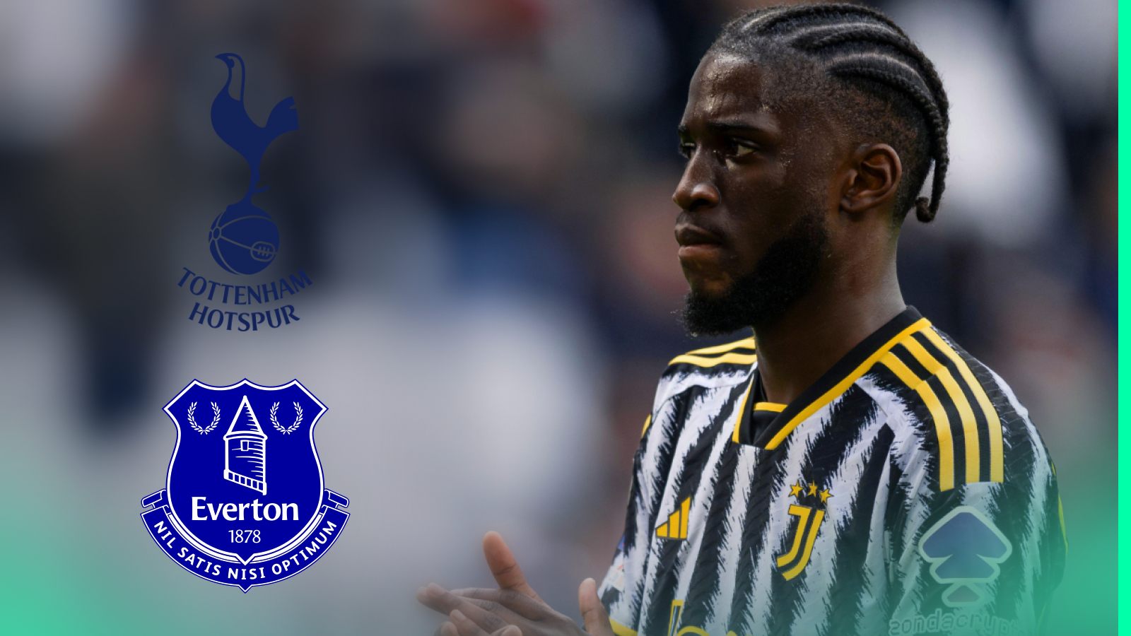 Tottenham and Everton are interested in Juventus winger Samuel Iling-Junior