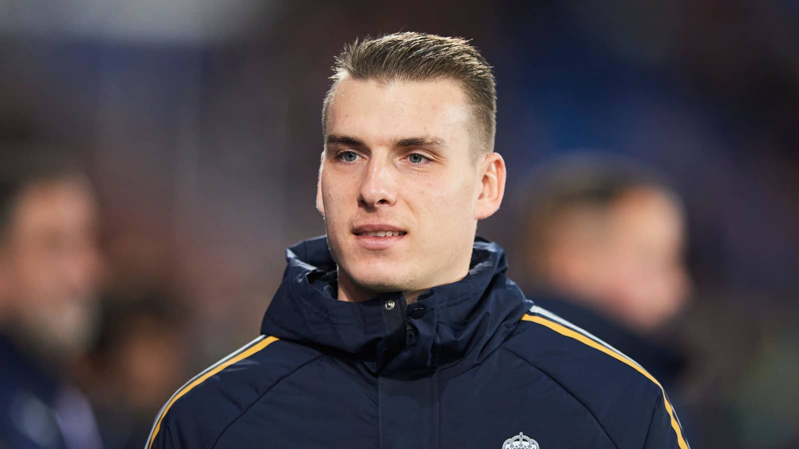 Real Madrid goalkeeper Andriy Lunin