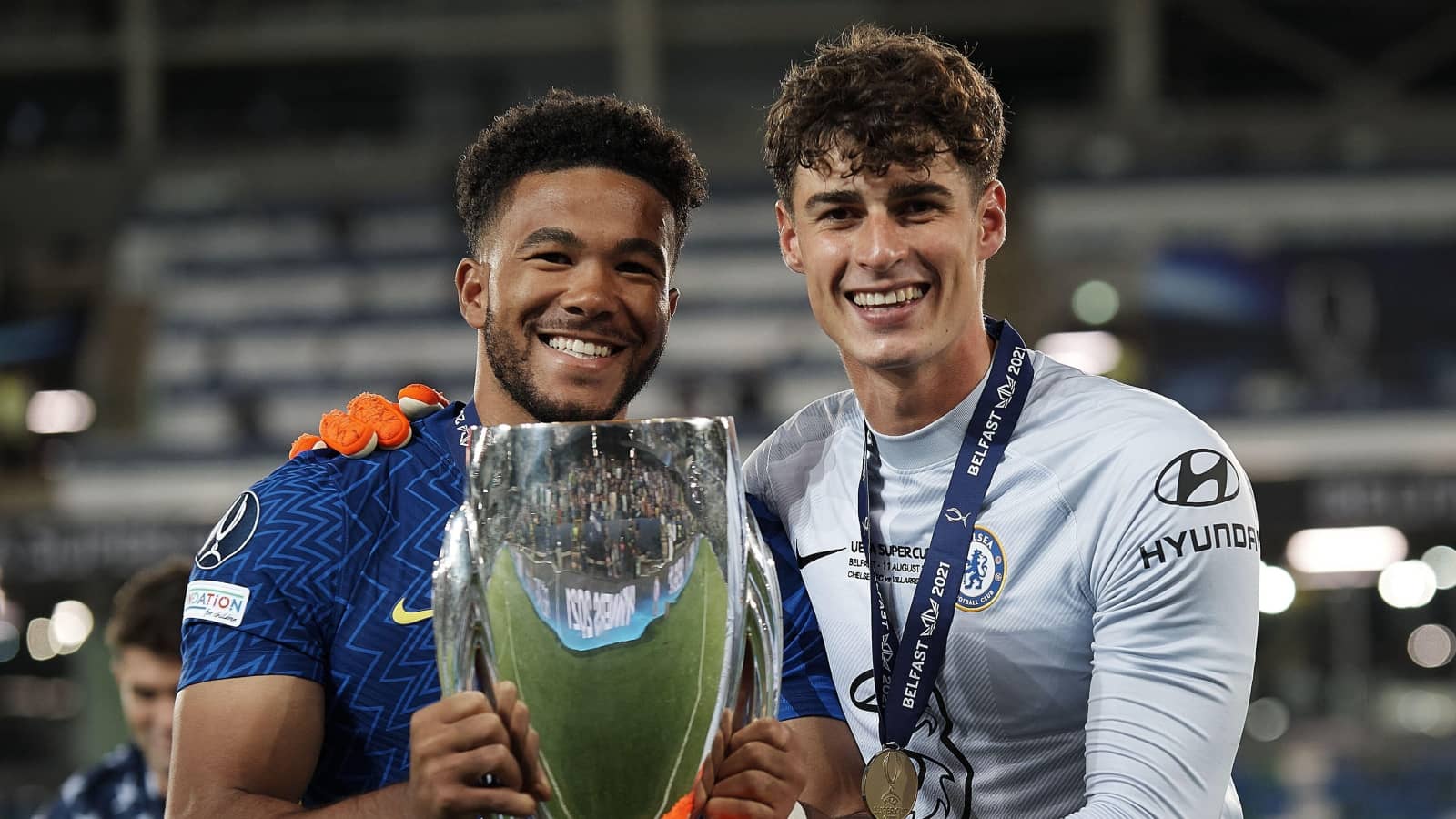 Reece James and Kepa Arrizabalaga, Chelsea