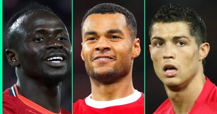 Sadio Mane, Cody Gakpo and Cristiano Ronaldo