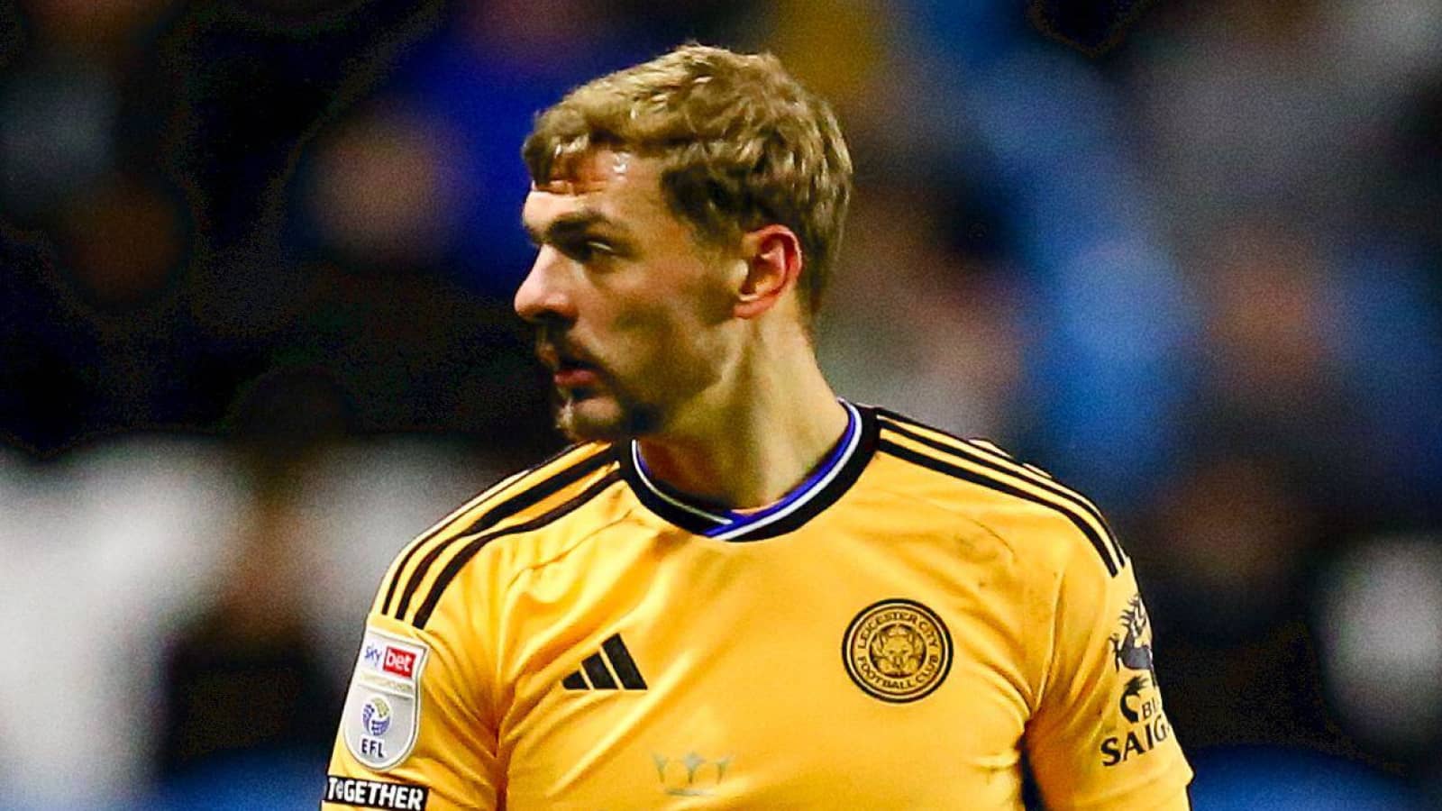 Leicester midfielder Kiernan Dewsbury-Hall