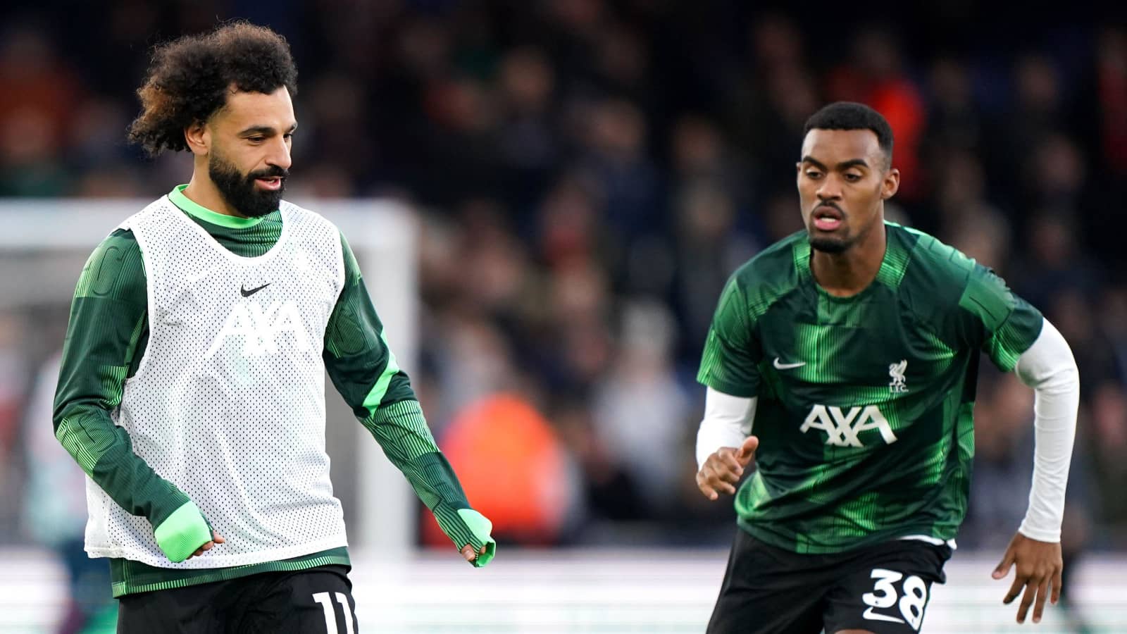 Liverpool stars Mohamed Salah and Ryan Gravenberch