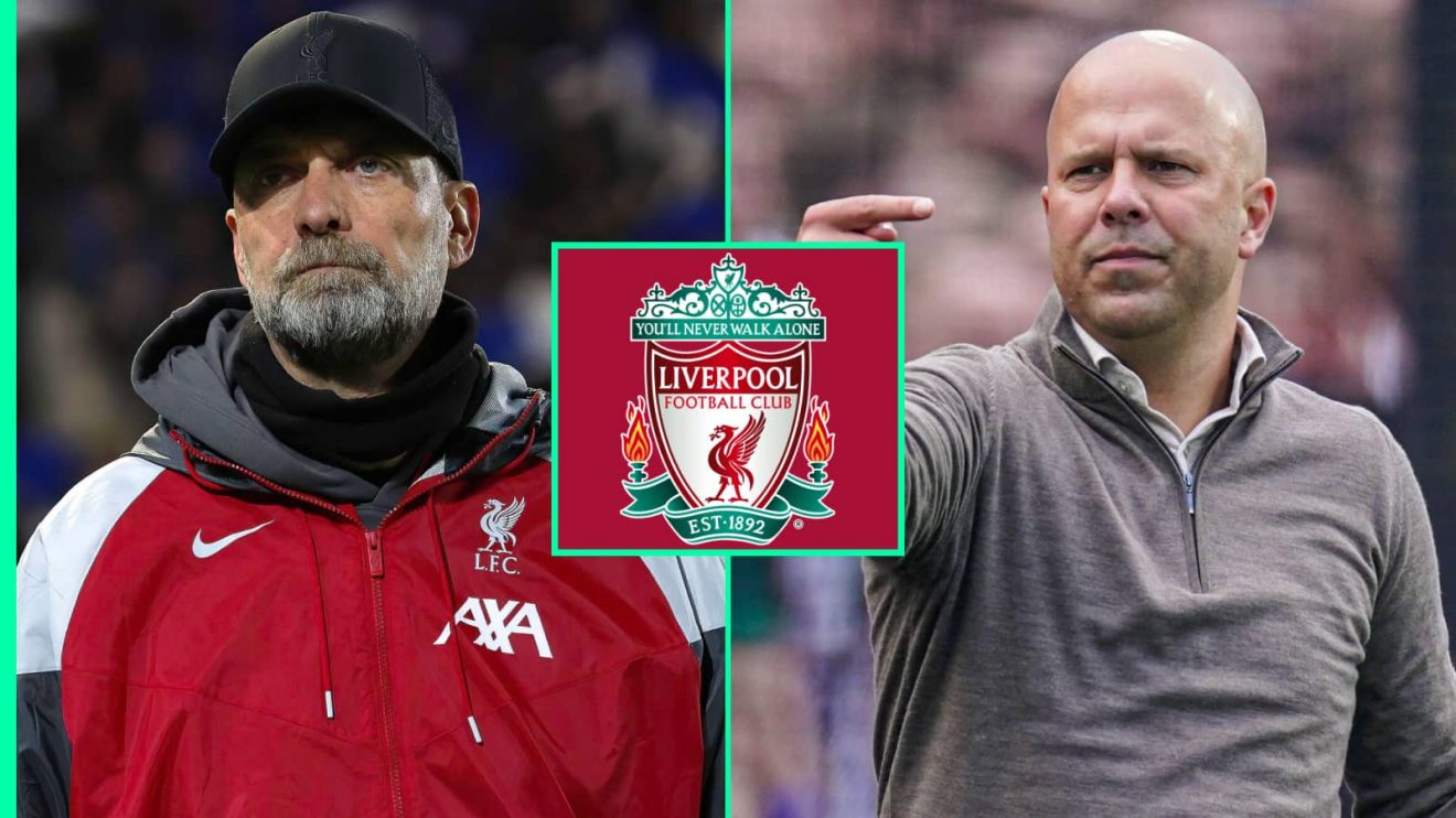 Jurgen Klopp and Arne Slot