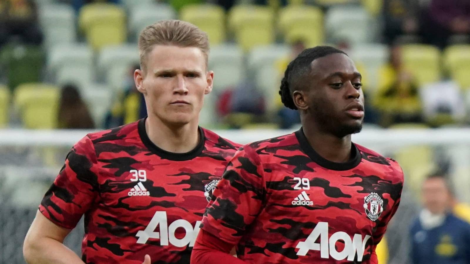 Man Utd pair Scott McTominay and Aaron Wan-Bissaka