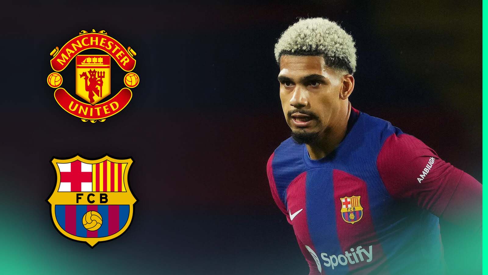 Man Utd are looking at Ronald Araujo