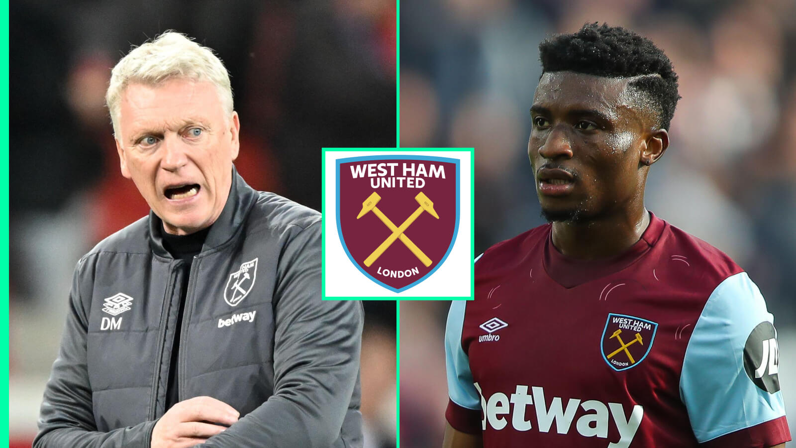 David Moyes and Mohammed Kudus, West Ham