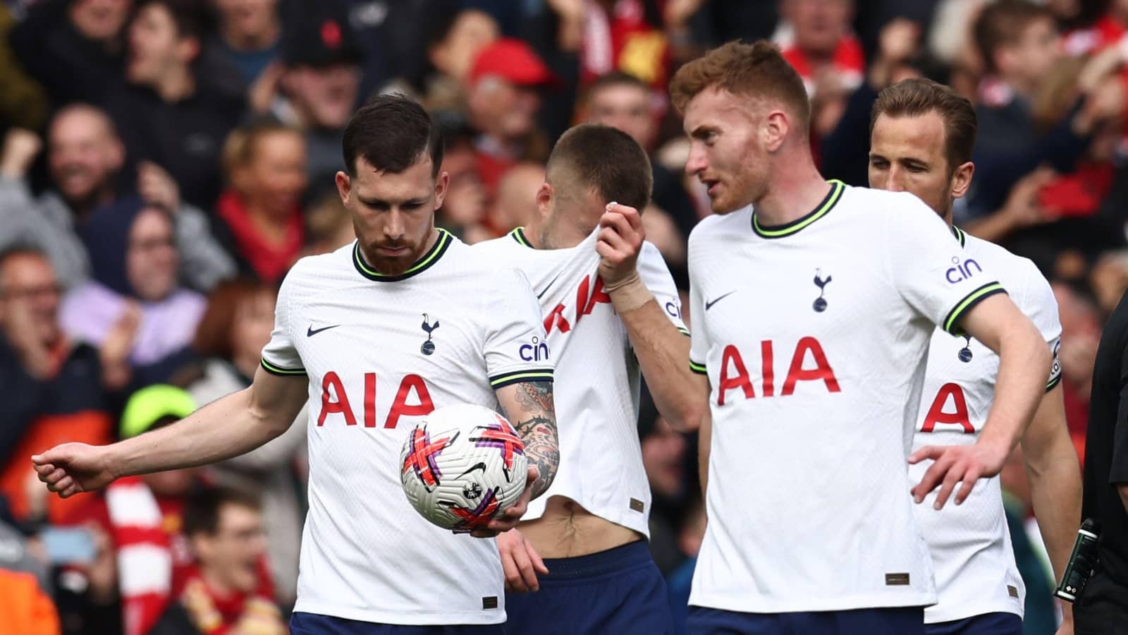 Pierre-Emile Hojbjerg and Dejan Kulusevski, Tottenham