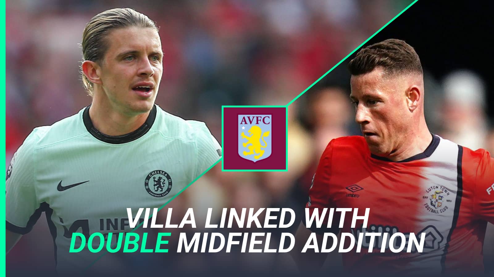 Conor Gallagher, Ross Barkley and the Aston Villa badge