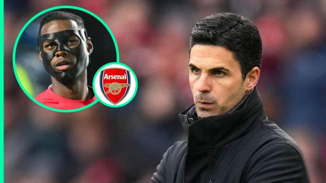 Mikel Arteta and Arthur Okonkwo, Arsenal