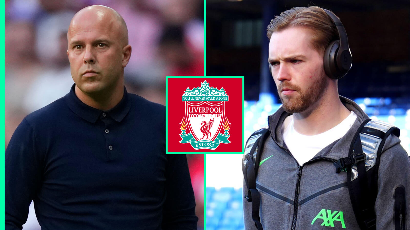 Arne Slot and Caoimhin Kelleher, Liverpool